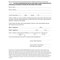 free colorado bill of sale forms pdf docx